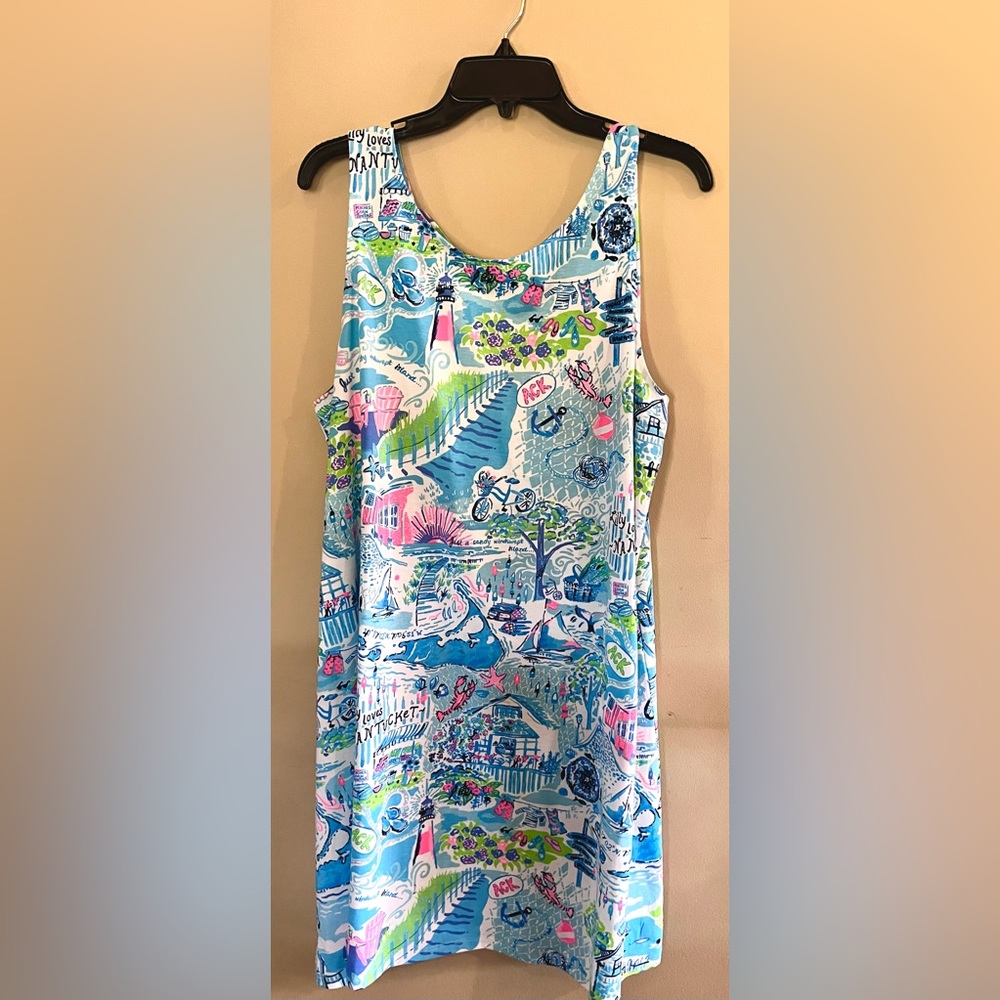 Lily Pulitzer Casual dress with crossed back.